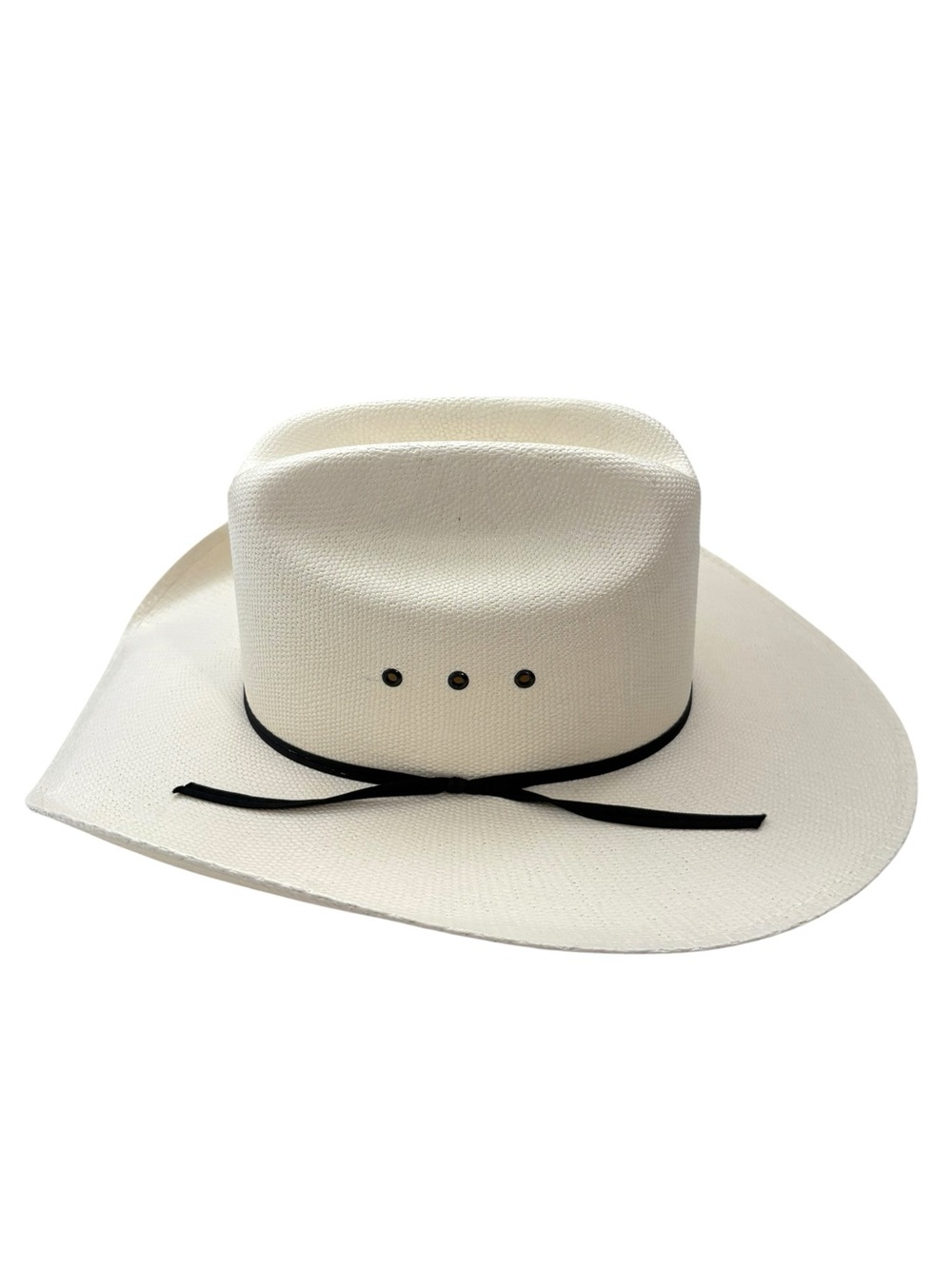 Vintage Resistol Cowboy Hat Men’s Size 7 1/8 Ivory Straw 81 Natural USA Western